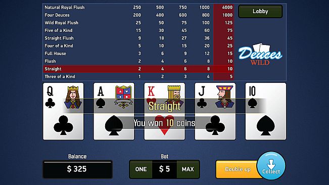 Deuces Wild - Video Poker