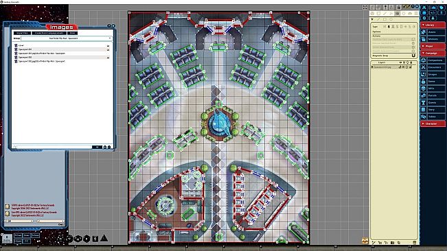 Fantasy Grounds - Starfinder RPG - Flipmat Spaceport