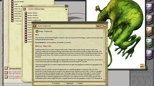Fantasy Grounds - Mythic Monsters #18: Aberrations (PFRPG)