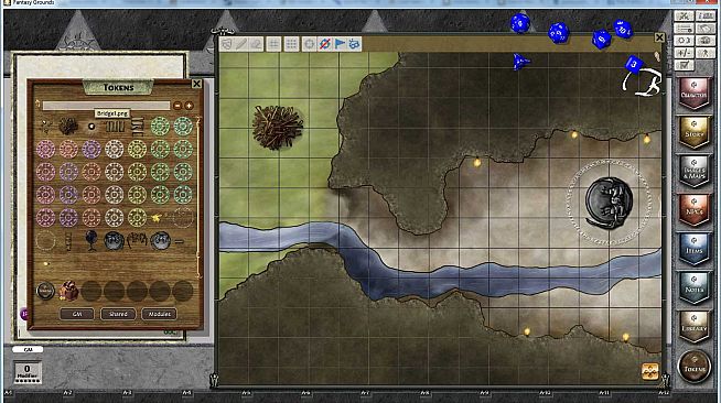 Fantasy Grounds - Rite Publishing Fantastic Maps - Lairs Pack
