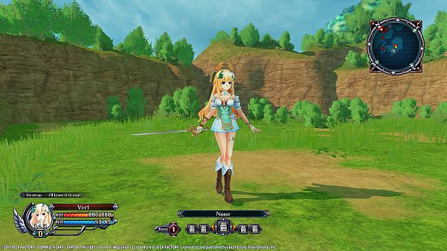 Cyberdimension Neptunia: 4 Goddesses Online - Green Heart Hair Tie