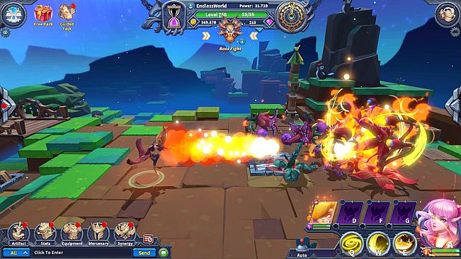 Endless World Idle RPG - Ice and Fire Mercenary Pack