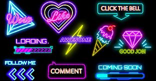 Movavi Video Suite 2024 - Neon Vlog Pack