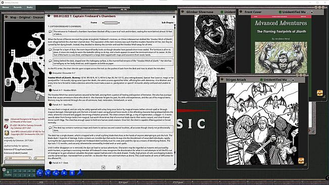 Fantasy Grounds - Advanced Adventures #5: The Flaming Footprints of Jilanth