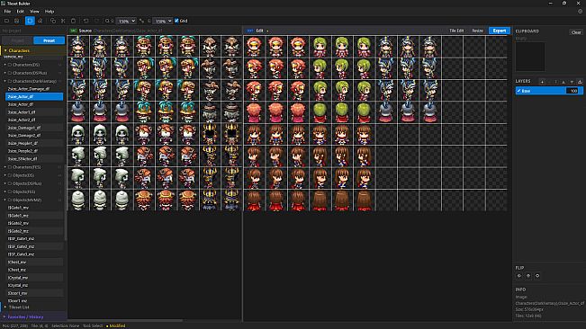 RPG Maker MZ - Tileset Builder