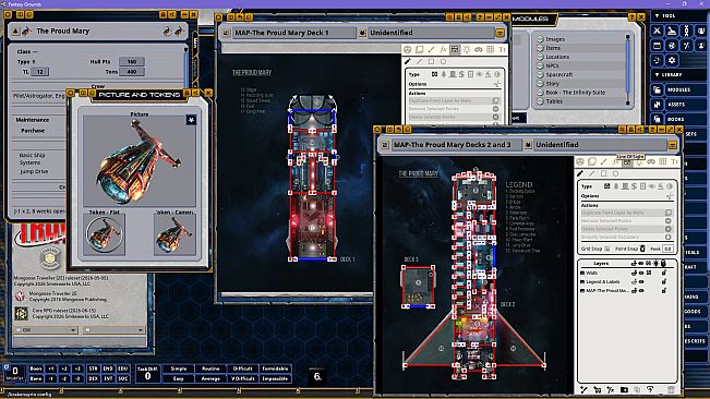 Fantasy Grounds - Traveller-The Infinity Suite