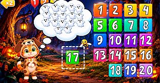 123 Early Learning Halloween Games for Kids, Toddlers, Babies