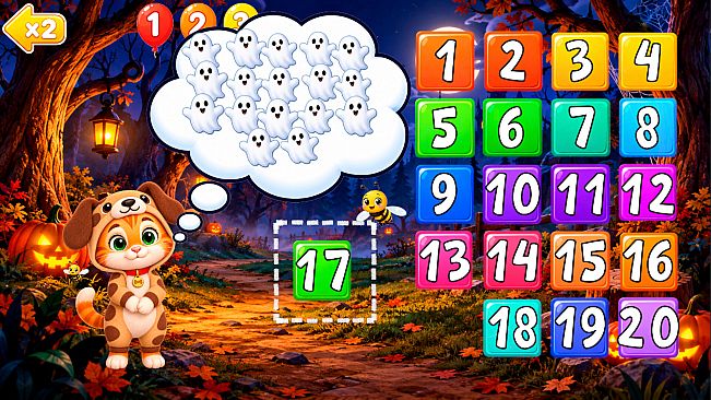 123 Early Learning Halloween Games for Kids, Toddlers, Babies