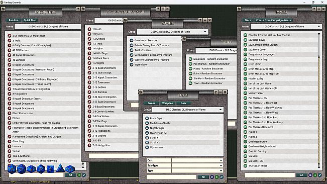 Fantasy Grounds - D&D Classics: DL2 Dragons of Flame (1E)
