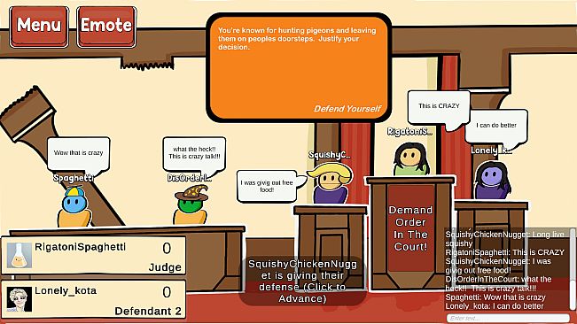 DisOrder In The Court