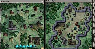 Fantasy Grounds - Town and Village Map Pack by Joshua Watmough (Map Pack)