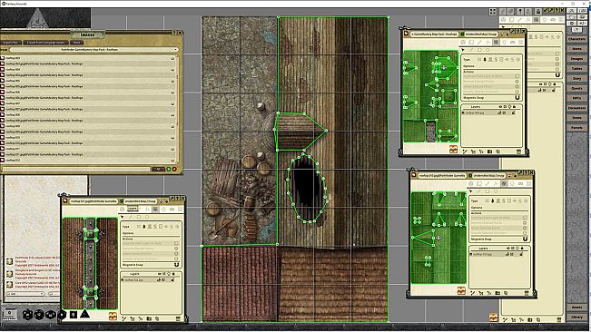 Fantasy Grounds - Pathfinder RPG - GameMastery Map Pack: Rooftops