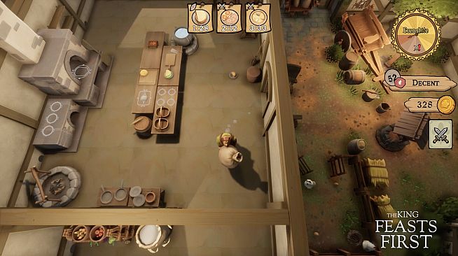 The King Feasts First