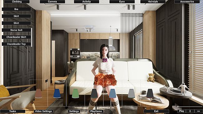 Virtual Girlfriend Lia - Cheerleader Girl