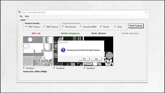 xPack Texture Packing