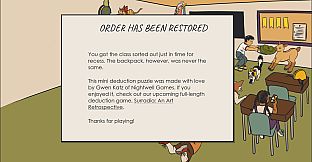 Deductopia Chapter 1: Bring Your Pet to School Day