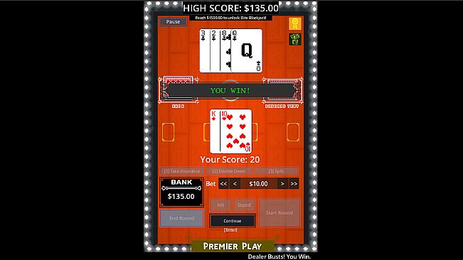 Blackjack 2D: Dealer's Gambit