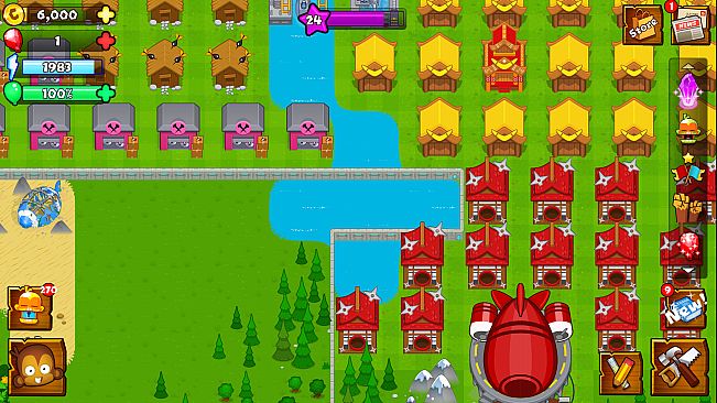 Bloons Monkey City - Sci-Fi City Walls