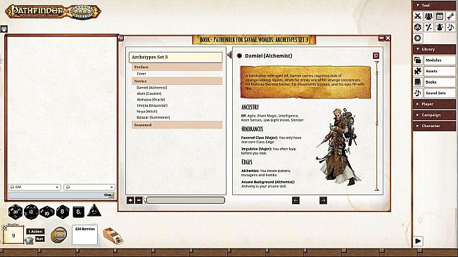 Fantasy Grounds - Pathfinder(R) for Savage Worlds: Archetype Set 3