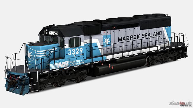 Trainz 2019 DLC - EMD SD40-2 - Maersk