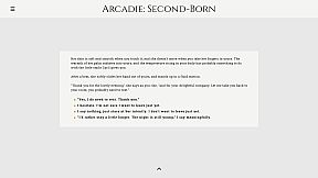 Arcadie: Second-Born