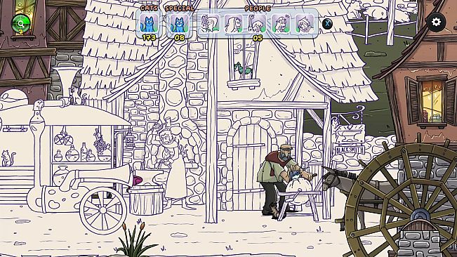 Hidden Cats in Spooky Village