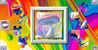 Color Splash: Mushrooms