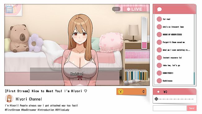Can-do Streamer Hiyori-chan (No lewd comments please!)