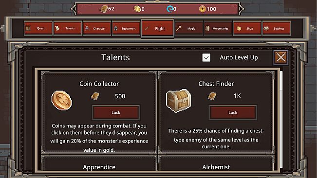 Monster Looter - Auto Level Up
