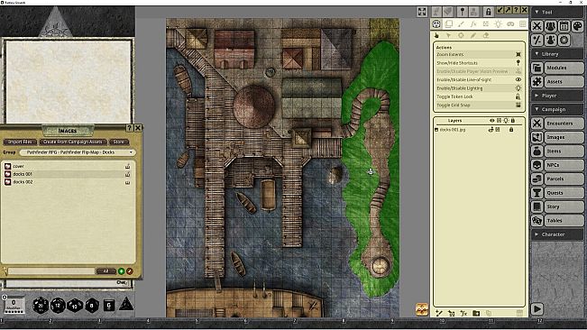 Fantasy Grounds - Pathfinder RPG - Pathfinder Flip-Mat: Docks