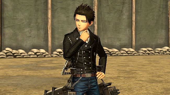 Additional Levi Costume: Leather Jacket Outfit