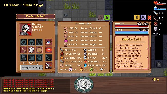 Paper Dungeons Crawler