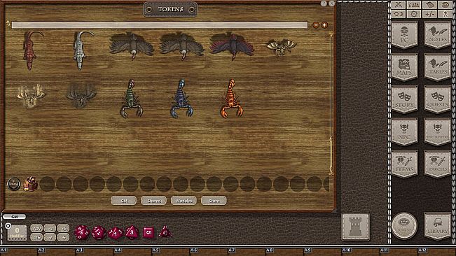 Fantasy Grounds - Jans Token Pack 33 - Desert Creatures 2