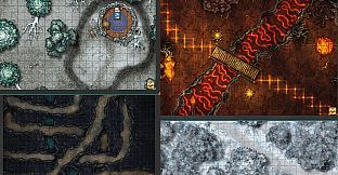 Fantasy Grounds - Map Collection - Fire & Ice