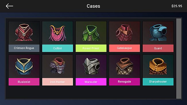 Case Simulator Weapons and Armors Expansion Pack 1