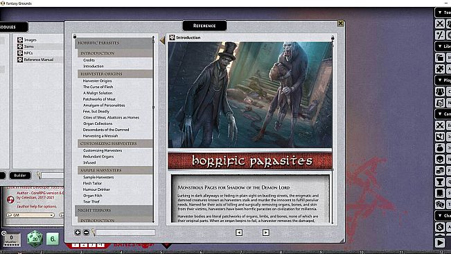 Fantasy Grounds - Shadow of the Demon Lord Monstrous Pack 4 - The Horrific Monsters