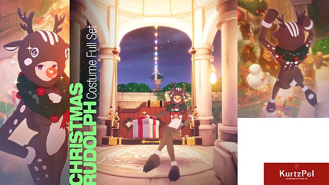 KurtzPel - Christmas Rudolph Costume Set