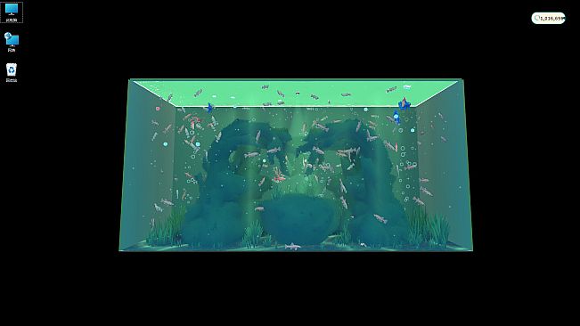 DeskFins: Desktop Aquarium