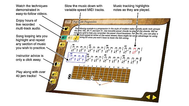 eMedia Interactive Rock Guitar
