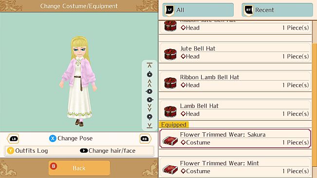 Flower Trimmed Wear - WorldNeverland - Daily Life in the Elnea Kingdom - Another Life Adventure