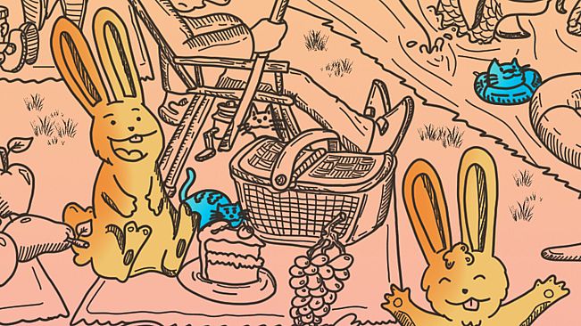 Hidden Cats - Easter