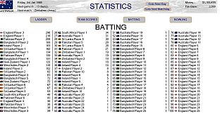 Test Cricket Manager