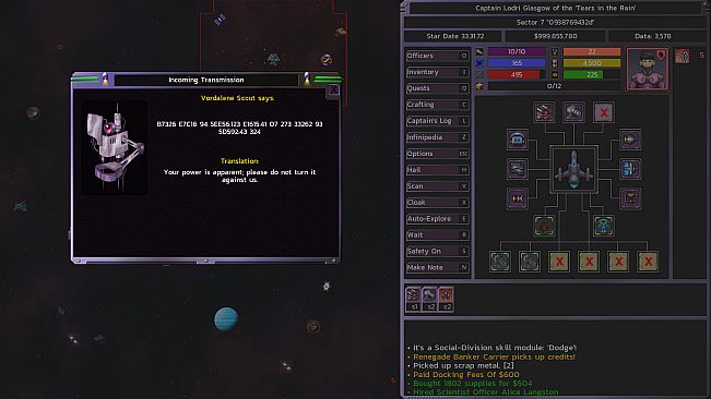Approaching Infinity: Interface Expansion