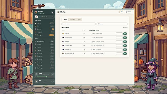idle.am - lofi idle mmo