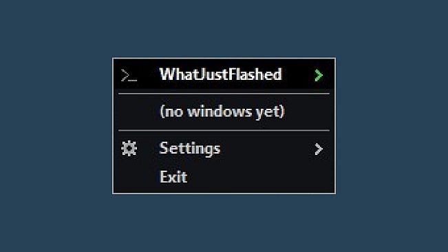 WhatJustFlashed