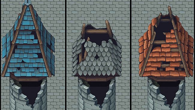 RPG Maker MZ - Winlu Fantasy Tileset - Destroyed Exterior