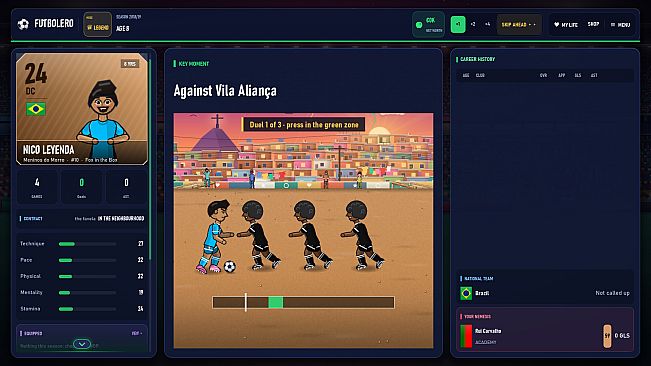 Futbolero: Football Career Simulator