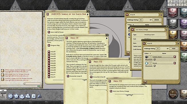 Fantasy Grounds - Mini-Dungeon #003: Shrine of the Earth Barons (PFRPG)