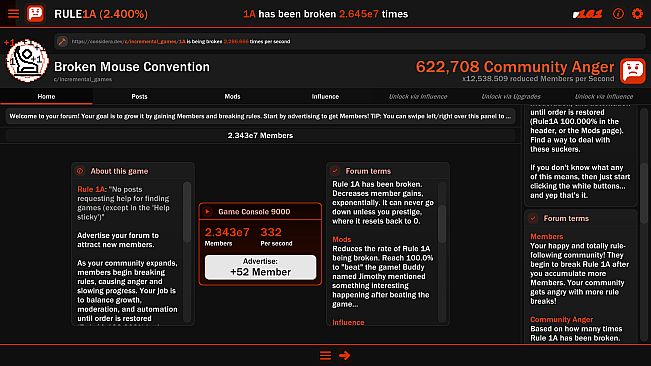 Rule1A Incremental: Idle Forum