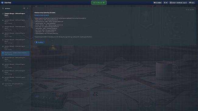 THE NEW BOSS: FOOTBALL CLUB